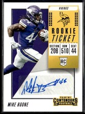 2018 Panini Contenders Mike Boone Rookie HS
