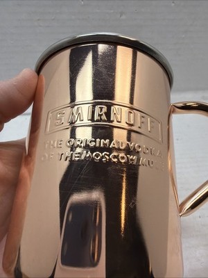 One Smirnoff  The Original Vodka Of The Moscow Mule  Copper Mug FREE SHIPPING