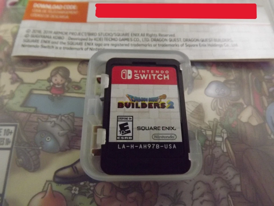 Nintendo Switch Games - Lot of 4 - Luigi - Dragon Quest - Splatoon 2 - Mario Rab - Image 4 of 4