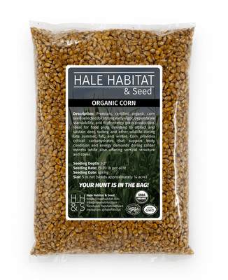 USDA Certified Organic Corn Seed Non-GMO | Deer Wildlife Food Plot Planting