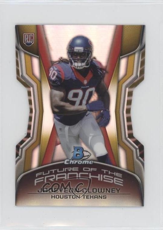 Jadeveon Clowney Bowman Chrome Rookie Chrome Refractor Autographs #JC Gold Refractor
