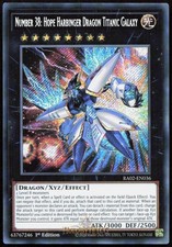NUMBER 38: HOPE HARBINGER DRAGON TITANIC GALAXY RA02-EN036 YU-GI-OH 1ST ED NM/M