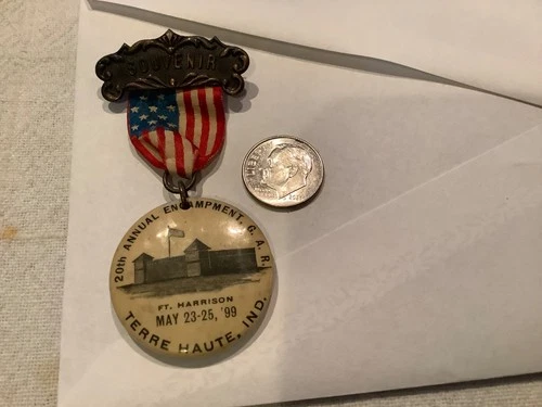 Terre Haute, Indiana G.A.R. medal 1899, 20 th annual encampment