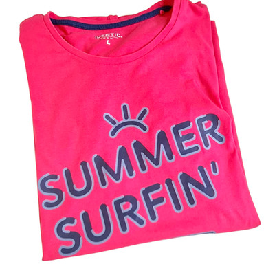 Mens or Kids Boys Short Sleeve T-Shirt Size L - From 164cm Summer Shirt