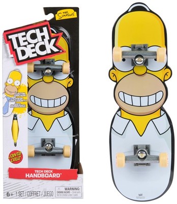 Spin Master   XXL Handboard mit Santa Cruz und Homer von The Simpsons, MiniSk...