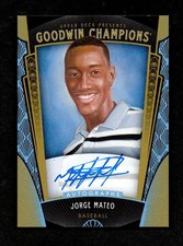 2015 Goodwin Champions Autograph JORGE MATEO Rookie SP RC #162