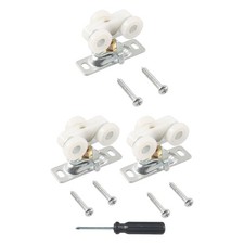 Sliding Pocket Door Hardware Set, 3/4 Inch Components for Installation