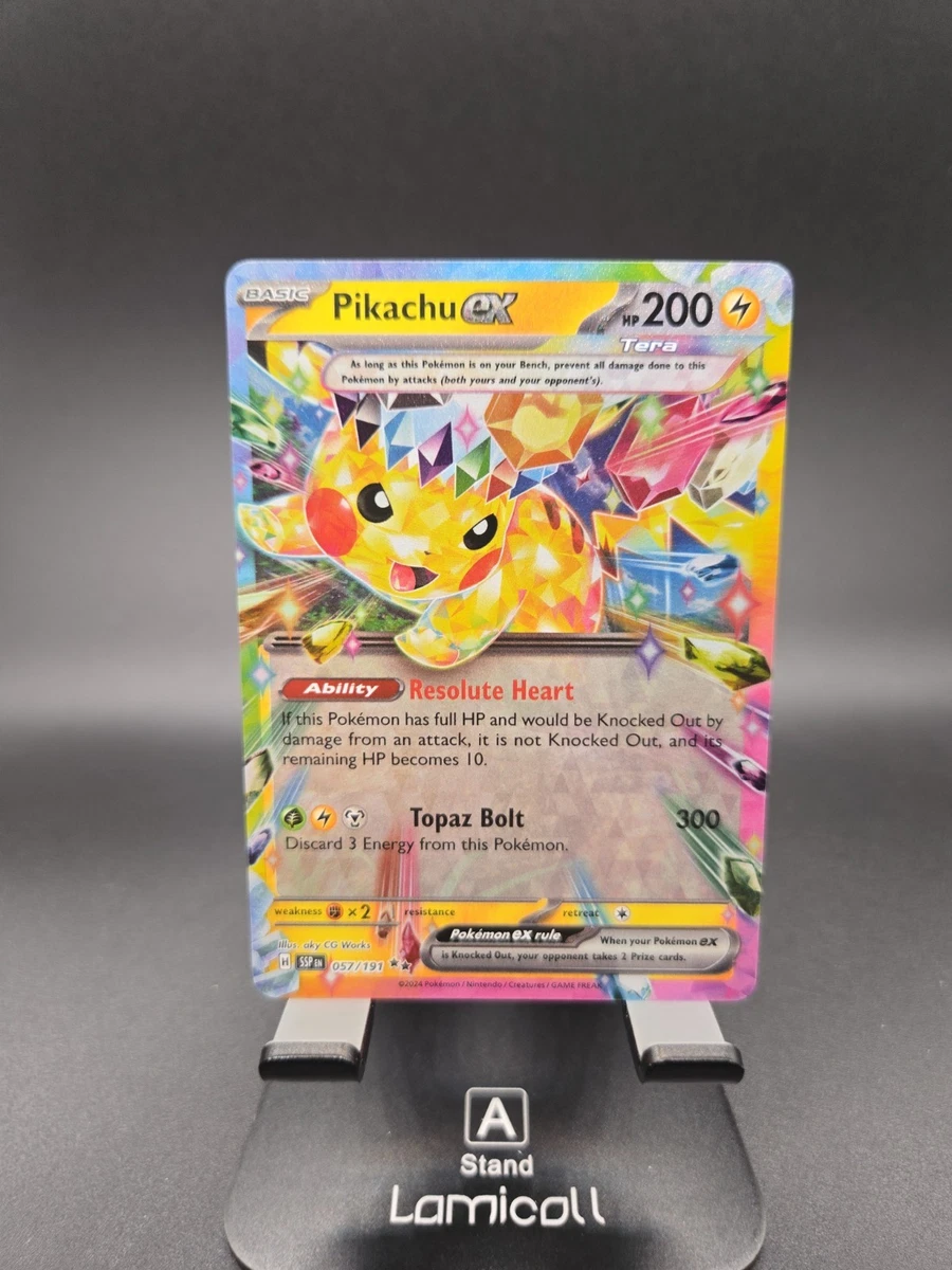 25+ Pikachu Ex 057/191 Sv08: Surging Sparks for sale | Updated Oct