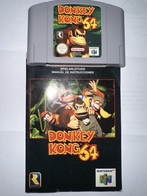 Nintendo 64 N64 Donkey Kong 64 - OVP, ohne Inlaymit Anleitung Sehr Guter Zustand