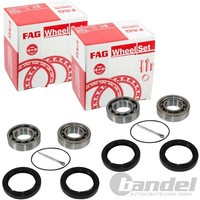 2X FAG Radlagersatz Hinten Passend FüR Porsche 924 944 VW KÄFer Karman Ghia