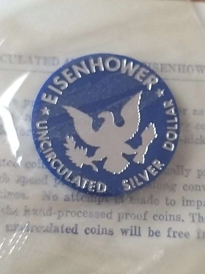 1 Dollaro Argento STATI UNITI 1971 Eisenhower Uncirculated  - Immagine 3 di 4