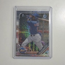 Bowman 2018 Chrome Ronny Mauricio Mega Box Mojo Refractor BCP-107 Mets