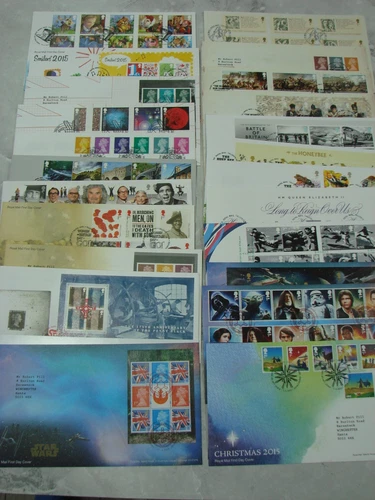 (FDC2) 2015 Commemorative & Definitive  COLLECTION 22 GB First Day Covers