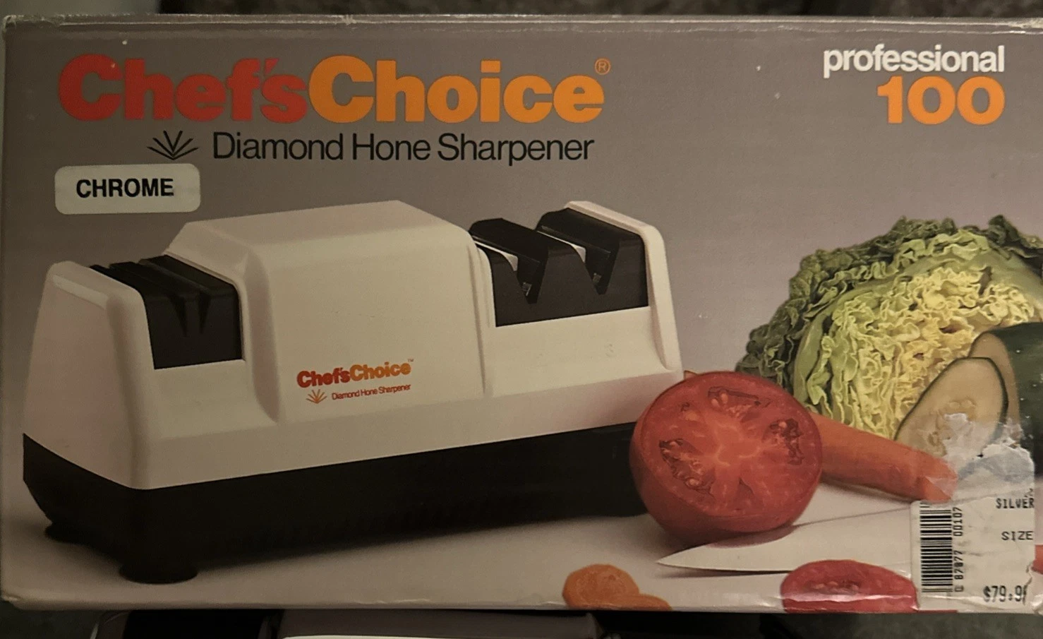 Chefs Choice Diamond Hone Professional Knife Sharpener Model 100 Trizor Edge
