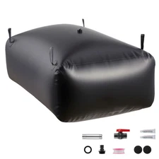 Uimoso Foldable PVC Water Storage Bladder, 142.7 Gal Capacity for Outdoor Use