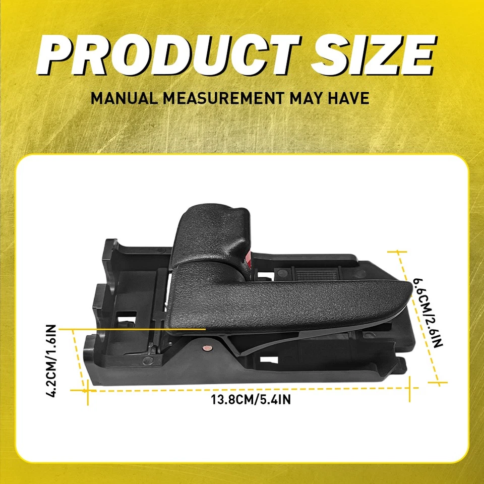 4PCS Interior Door Handle For 04-09 Kia Spectra Spectra5 Front Rear Left Right - Image 4 of 4