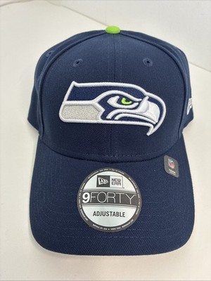 Seattle Seahawks 9FORTY Adjustable Cap Neu Navy Blau New Era