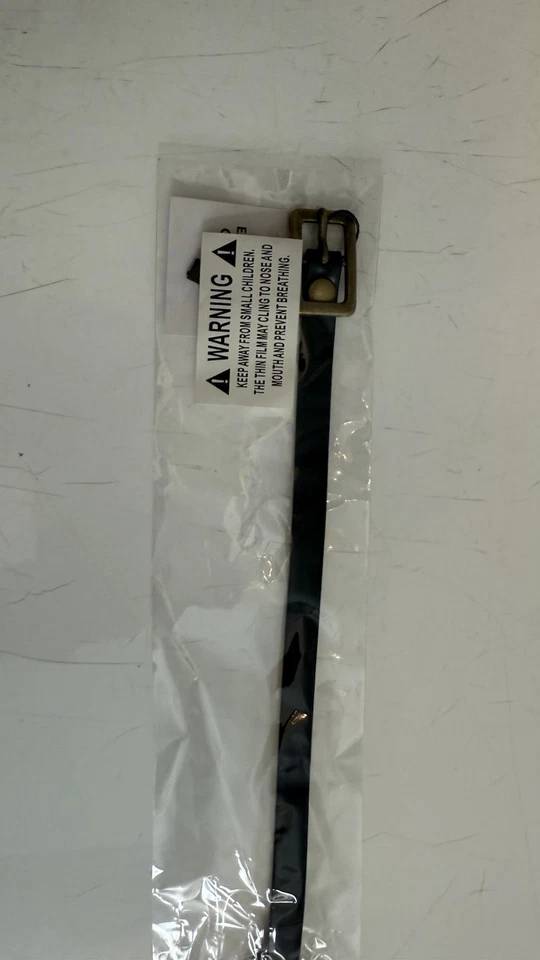 Pirate Sailor Captain Genuine Black Leather Eye Patch Costume Mask - Image 4 of 4