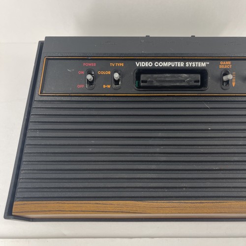 Atari CX-2600 A Video Computer System Console Wood Tested Cleaned Parts Repair - Picture 4 of 13