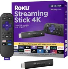 New Sealed Roku Streaming Stick 4K 3820 HDR Media Streamer Dolby Vision
