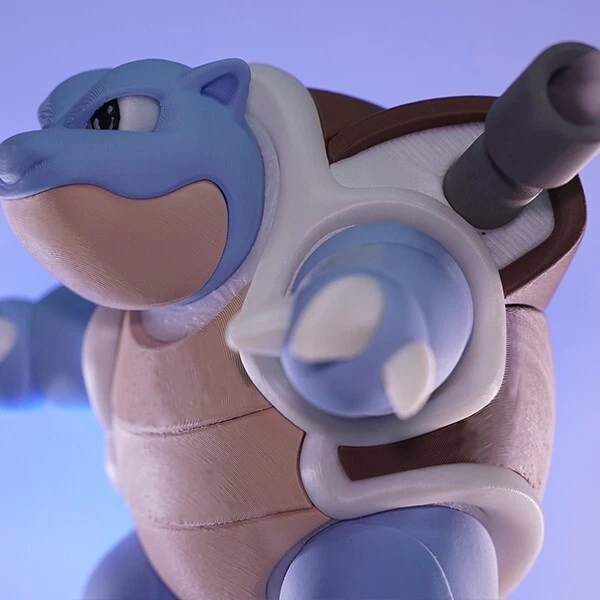 Blastoise Spray Humidifier Double Tube 3D Printed Figure, Cool Decor, Desk Decor - Image 4 of 4