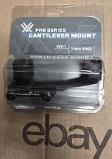 Vortex Pro Series CVP-1 Viper Extended Cantilever 1" Rings   SAME DAY SHIPPING!!