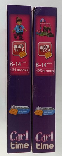 (Set bestehend aus 2) Block Tech Girl Time Pony Felder Ställe & Fashion Chic Laufsteg Spielzeug - Bild 9 von 10