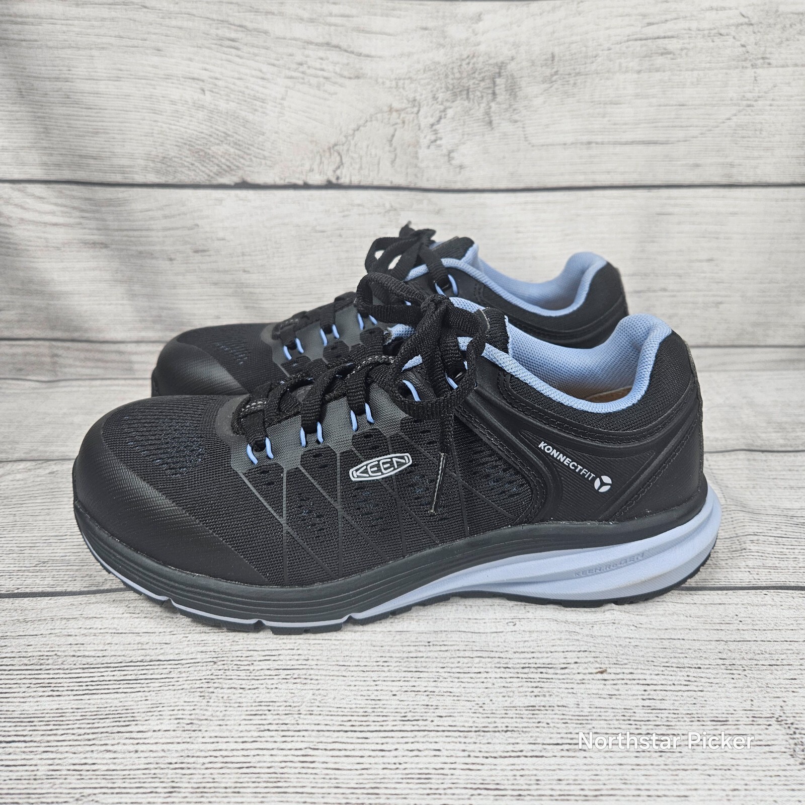 Scarpe KEEN Utility Vista Energy punta composita donna 7 5 M nero ortensia NUOVE