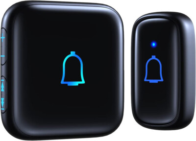 Timbre Inalambrico de Puerta Para Casa Impermeable WiFi Kit Wireless Door Bell