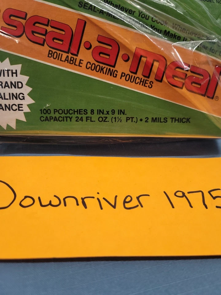 Bolsas Dazey Seal-a-meal vintage modelo 7006 100 bolsas 8” x 9” 24 fl oz cada una Foto 2 de 4