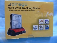 Cirago One Touch USB 2.0 to SATA HDD Docking Station Clone Hard Drive