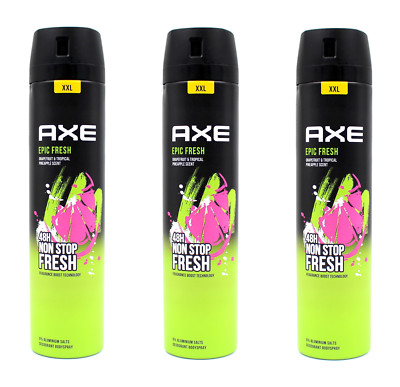 Axe Deospray Epic Fresh Deodorant Bodyspray XXL , 3x250ml EAN8720181192166