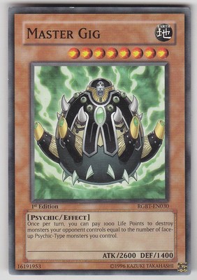 YU-GI-OH Master Gig common englisch RGBT-EN 030 Meister Gig