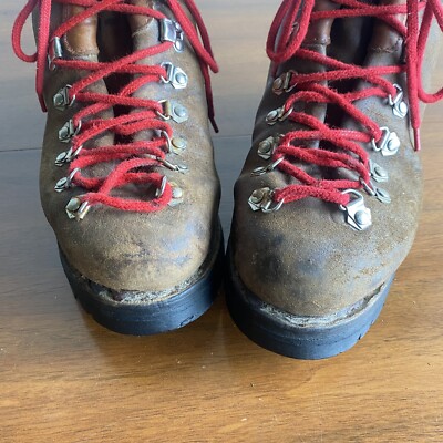 Bottes De Randonnée Vintage Richard Pontvert Super Guide - Taille 11 US - Alpinisme Occasion