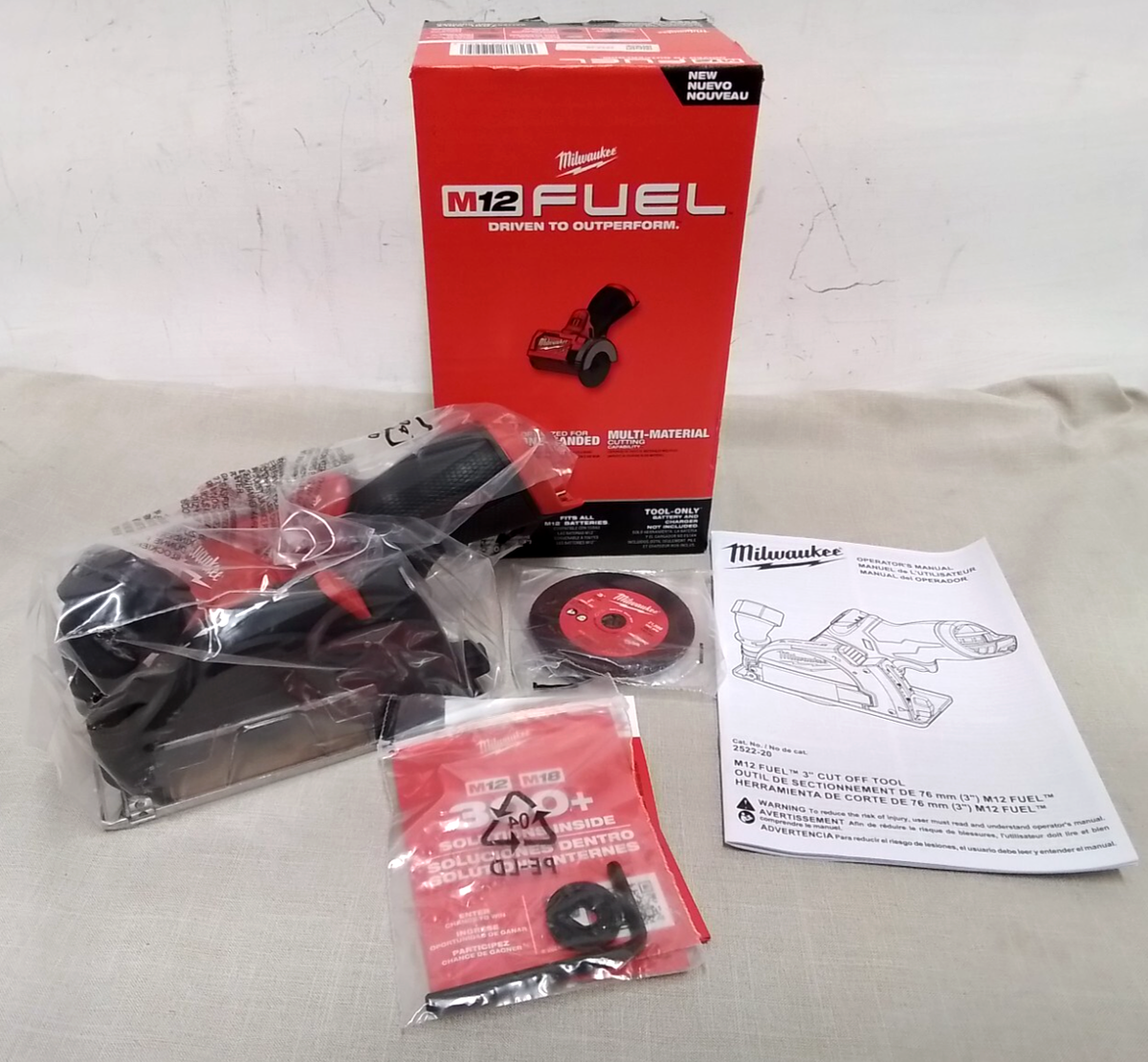 Milwaukee 2522-20 M12 12 Volt FUEL™ 3