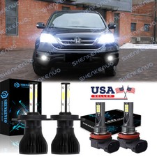 For Honda CRV CR-V 2007-2010 2011 2012 2013 2014 LED Headlight Lights Fog Bulbs