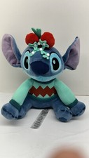 2023 Disney Parks Christmas Lilo Stitch Holiday Stitch Plush Toy Medium 14"