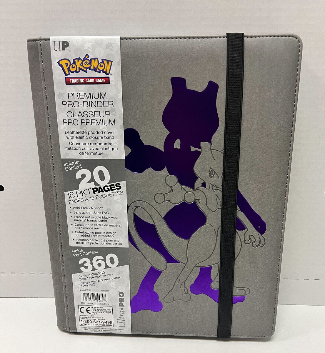 NEW* Ultra Pro Mewtwo 9-pocket Binder (360 Cards) | eBay