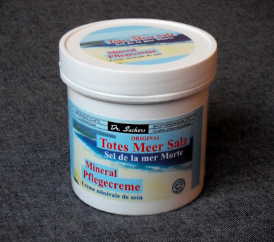 Totes Meer Salz Creme von Dr. Sacher´s Mineral Pflegecreme _ Apothekenqualität #