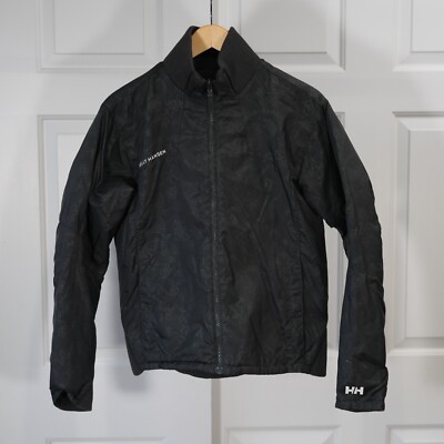 Helly Hansen Reversible Bomber Jacket Quilted Floral Black Womens