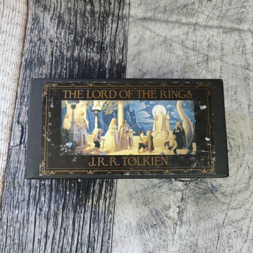 Il Signore degli Anelli Audiolibro J.R.R. Tolkien Tolkien Set in scatola nastro vintage 1987 - Foto 1 di 8
