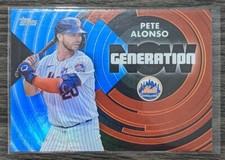 2022 Topps Series 1 - Pete Alonso - Blue Generation Now Insert METS #GN-21