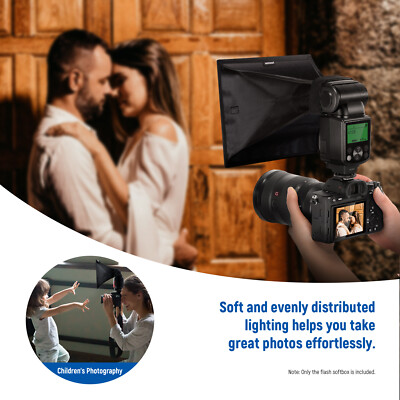 Softbox Per Flash NEEWER - 12.7x10cm, Pieghevole, Universale Per Canon Nikon Sony - Foto 11