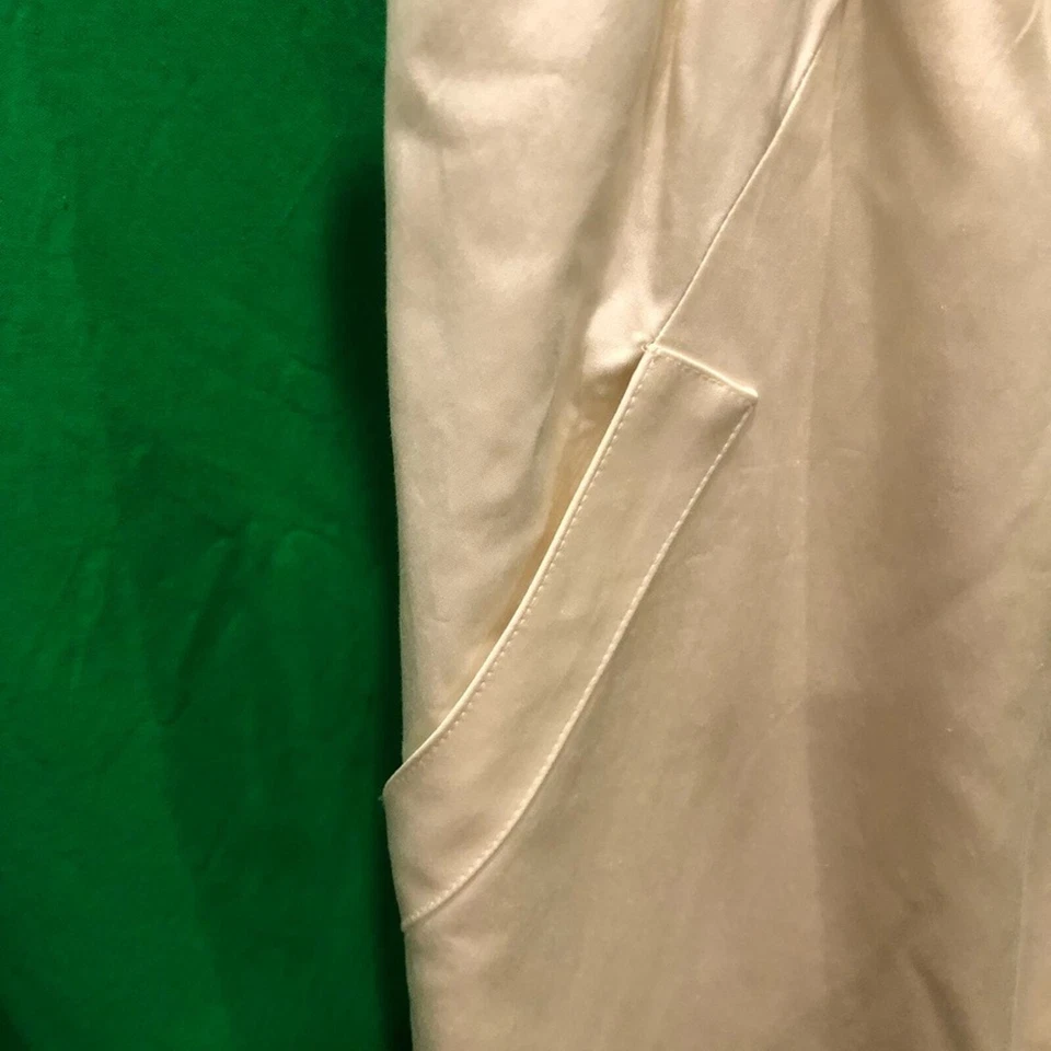 Laila Azhar cream cotton/silk size 6 summer dress - Image 4 of 4