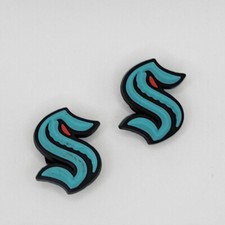 NHL Seattle Kraken Hockey Team For Crocs Shoe Charms Jibbitz - 2 Pieces