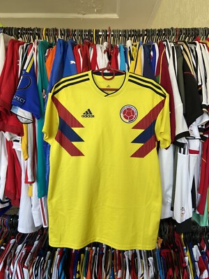 COLOMBIA 2018 2019 HOME FOOTBAL SHIRT SOCCER JERSEY ADIDAS CW1526