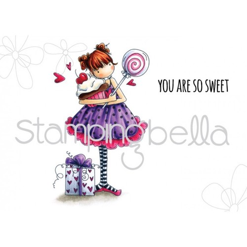 TINY TOWNIES-Stamping Bella Cling Mount Rubber Stamp-Stamping Craft-Townie Girls - Picture 170 of 190