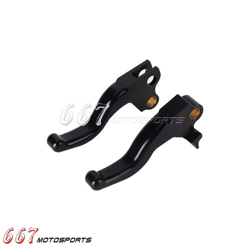 For Harley Dyna Street Bob FXDB Super Glide Fat Bob Wide Glide 96-17 Hand Levers - Picture 13 of 17
