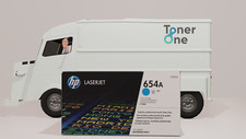 Genuine HP CF331A 654A Cyan Capacity Laserjet Toner Cartridge - New