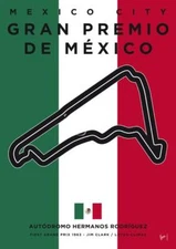 Mexico F1 Race Track by Chungkong, Imagekind Motorsport Wall Art Poster Print